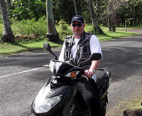 Scootering Rarotonga