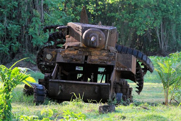 Japanese Tanks, Hell's Point, World War Two Sites, Solomon Islands
