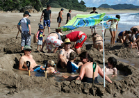 Hot Water Beach, NZ.