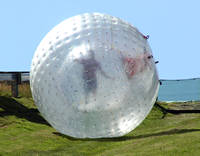 Zorbing, Rotorua, NZ