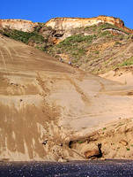 Sand Cliffs Kariotahi Beach