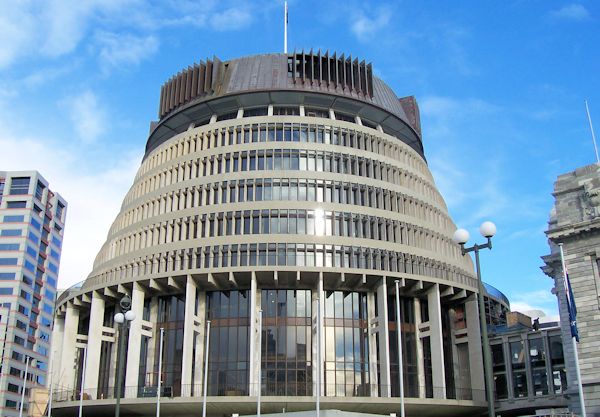 The Beehive, Wellington, NZ.